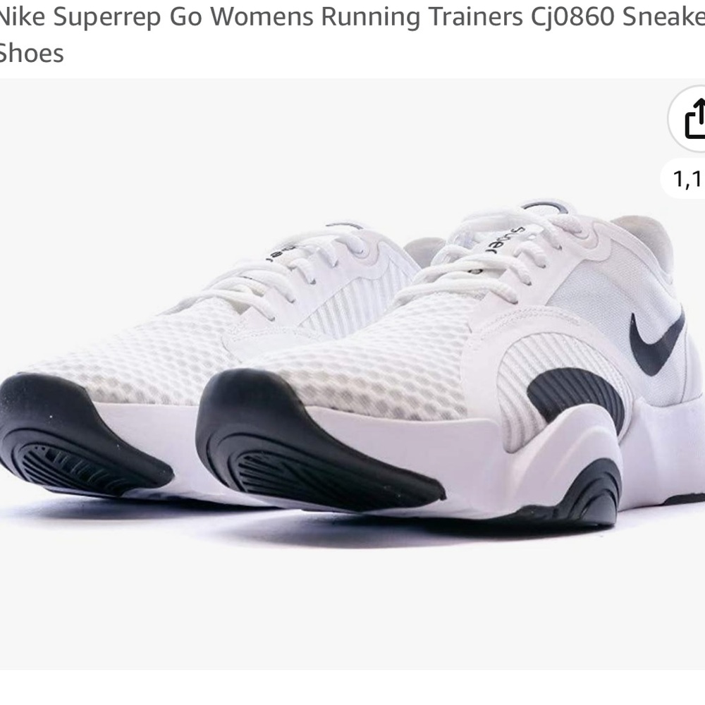 NWOT- Size 8 Nike Superrep Go Womens Running Trainers Cj0860 Sneakers Shoes
